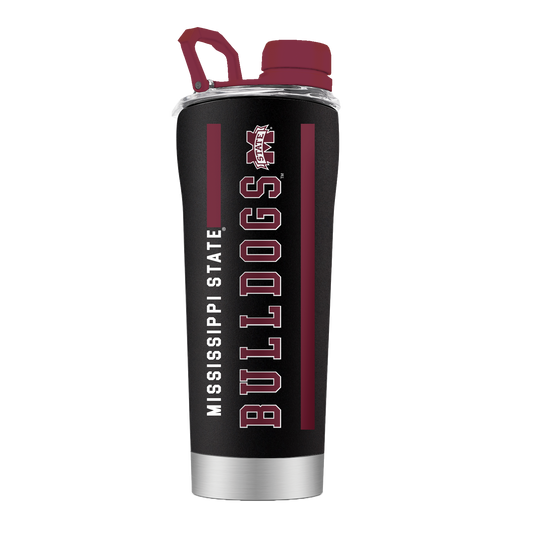 Mississippi State Black Stainless Steel Shaker