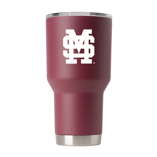 Mississippi State 30oz Maroon Baseball Tumbler