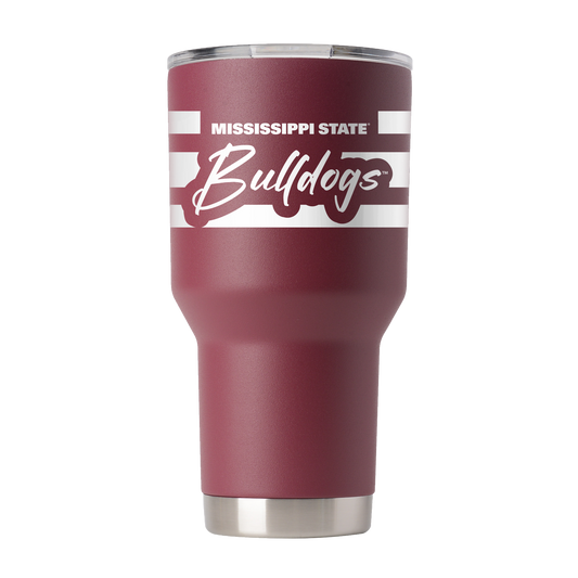 Mississippi State 30oz Script Maroon Tumbler