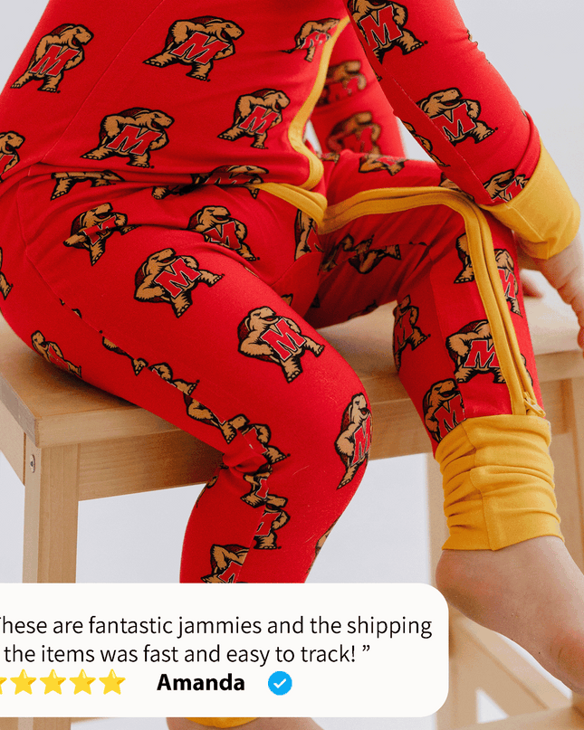Maryland Terrapins Zippy One-Piece Tailgate Tikes