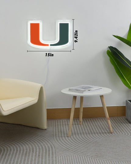 Miami Hurricanes LED Neon Sign