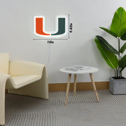 Miami Hurricanes LED Neon Sign