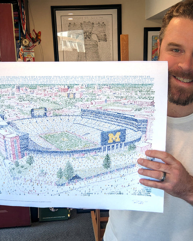 Michigan Stadium - Every Win
