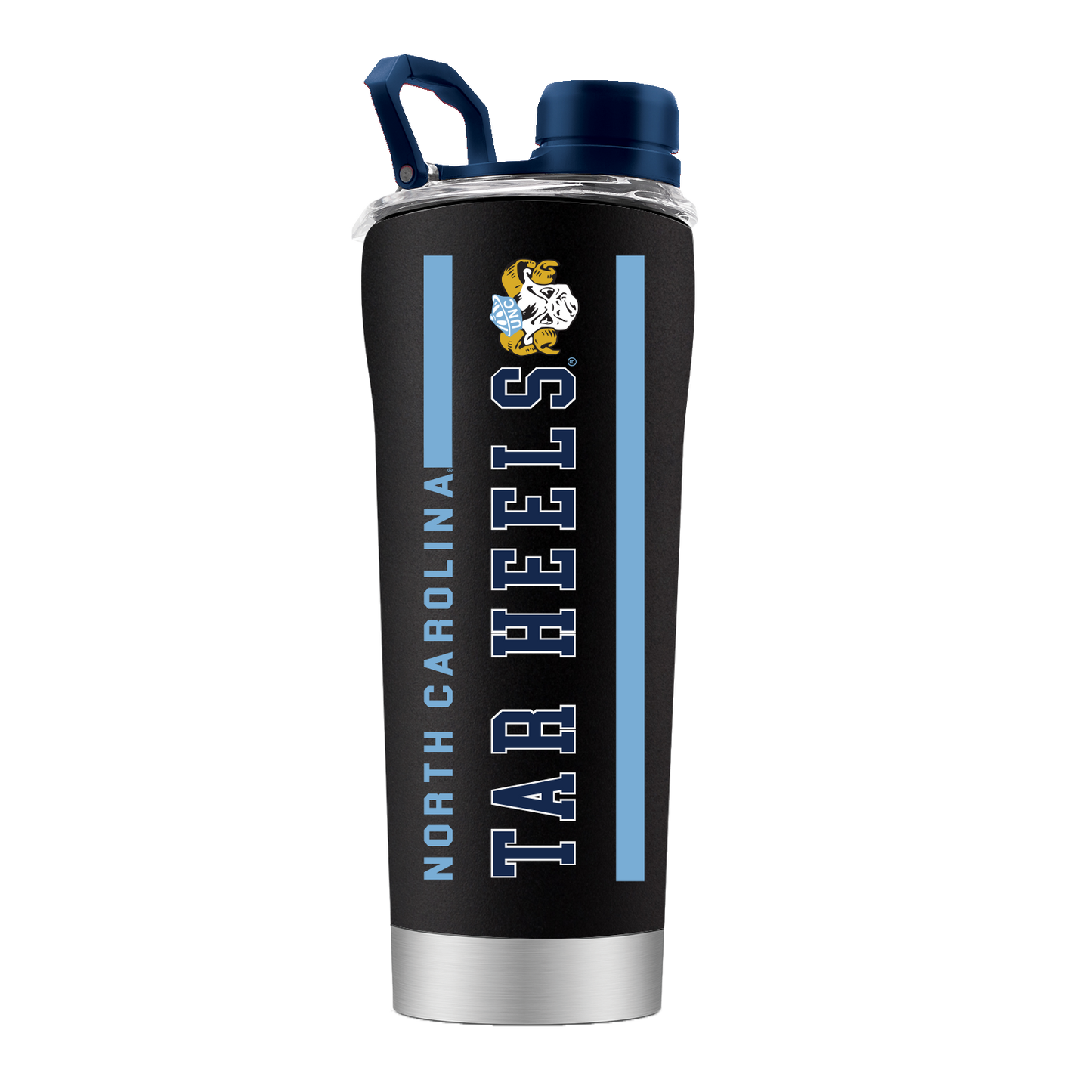 North Carolina Black Stainless Steel Shaker