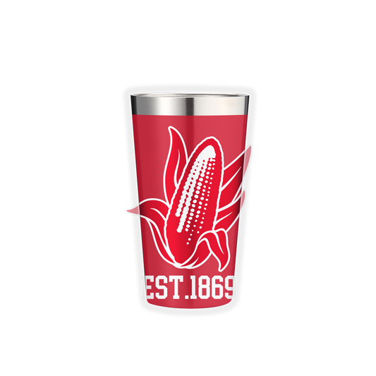 Nebraska Vault Collection 16oz Stainless Pint