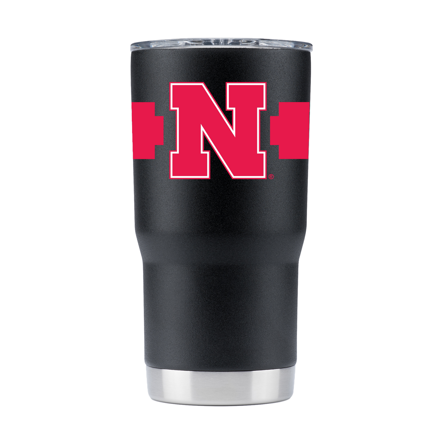 Nebraska 20oz Black Tumbler