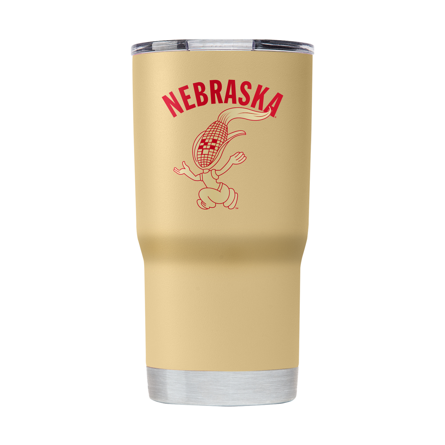 Nebraska College Vault 20oz Gold Tumbler