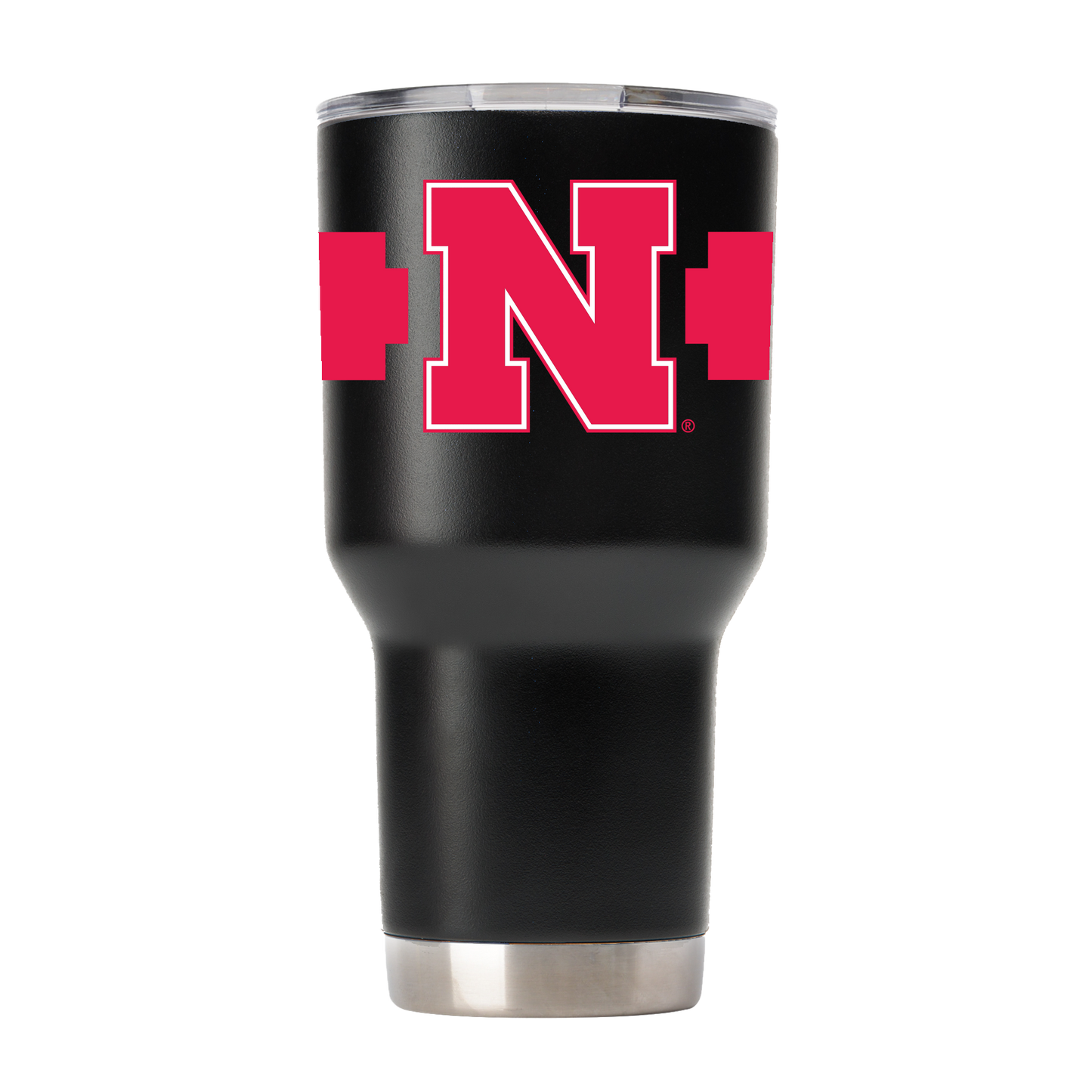 Nebraska 30oz Black Tumbler