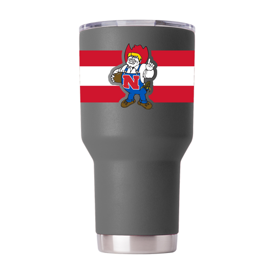 Nebraska Vault Collection 30oz Grey Tumbler