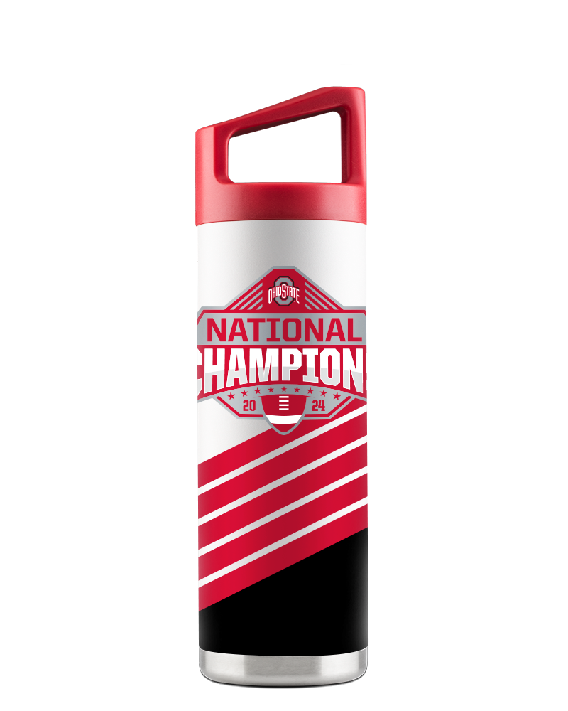 Ohio State 2024 National Champs 16oz White Youth Bottle