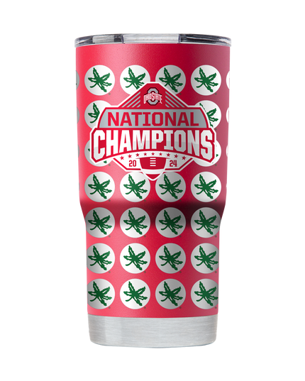 Ohio State 2024 National Champs 20oz Full Red Tumbler