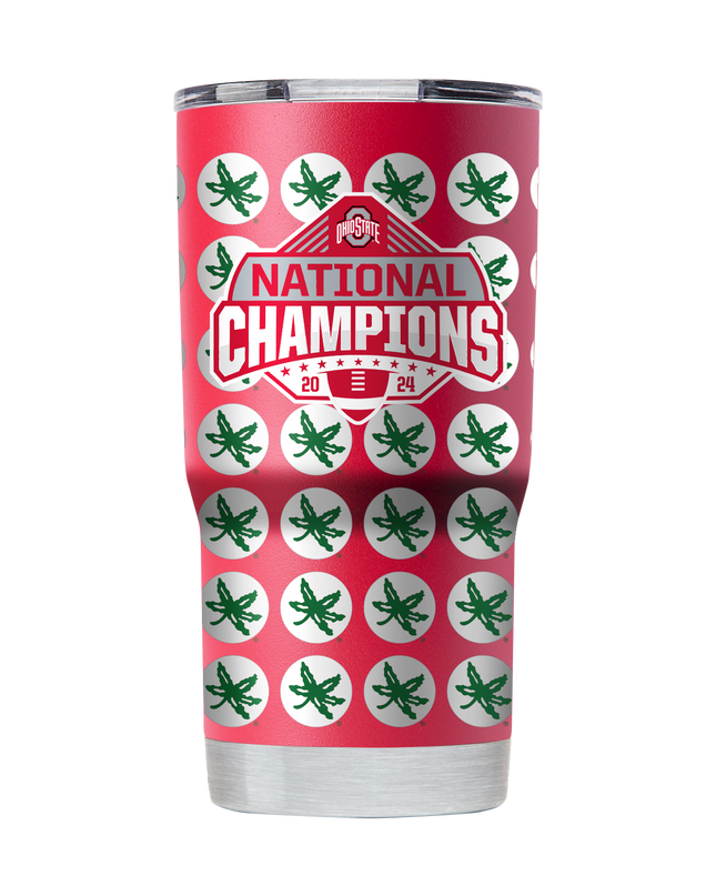 Ohio State 2024 National Champs 20oz Full Red Tumbler
