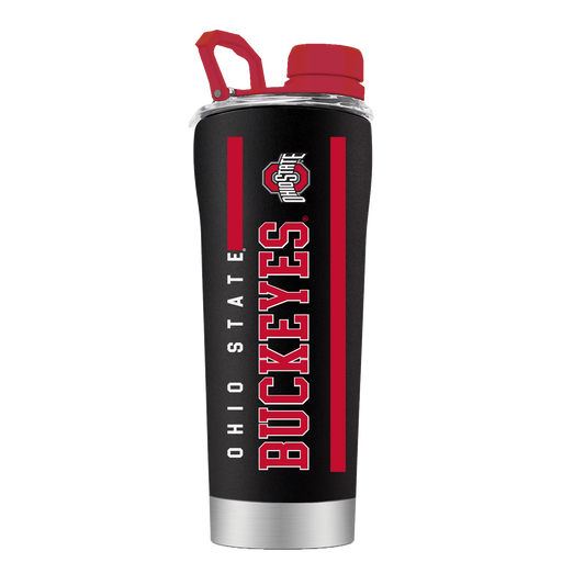 Ohio State Black Stainless Steel Shaker