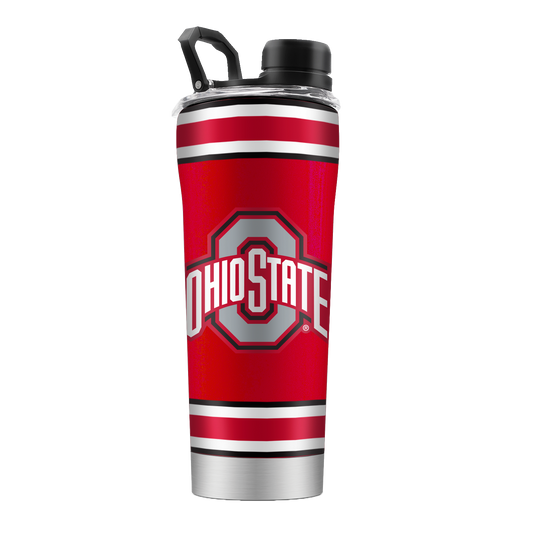 Ohio State Red Stainless Steel Shaker