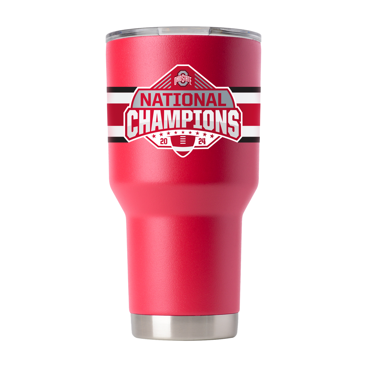 Ohio State 2024 National Champs 30oz Red Tumbler