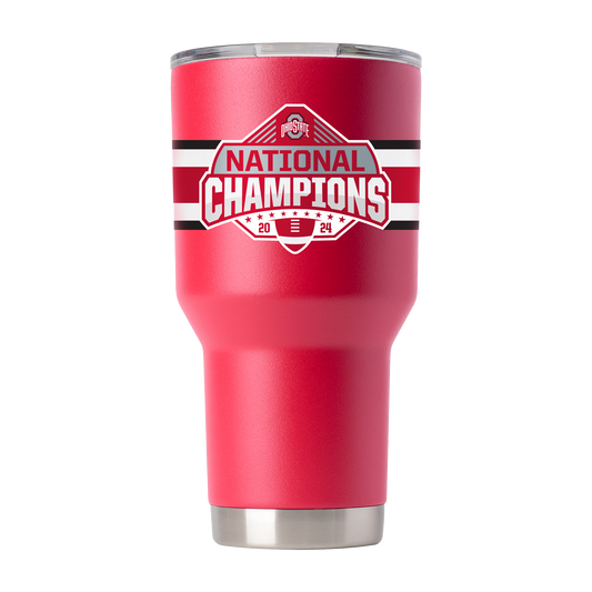 Ohio State 2024 National Champs 30oz Red Tumbler
