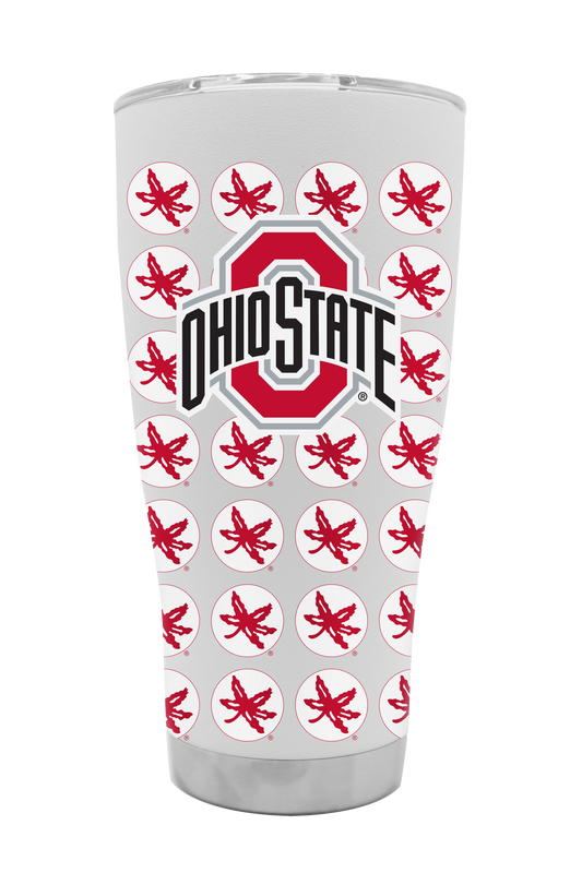 Ohio State 30oz White "Red Buckeye" Tumbler