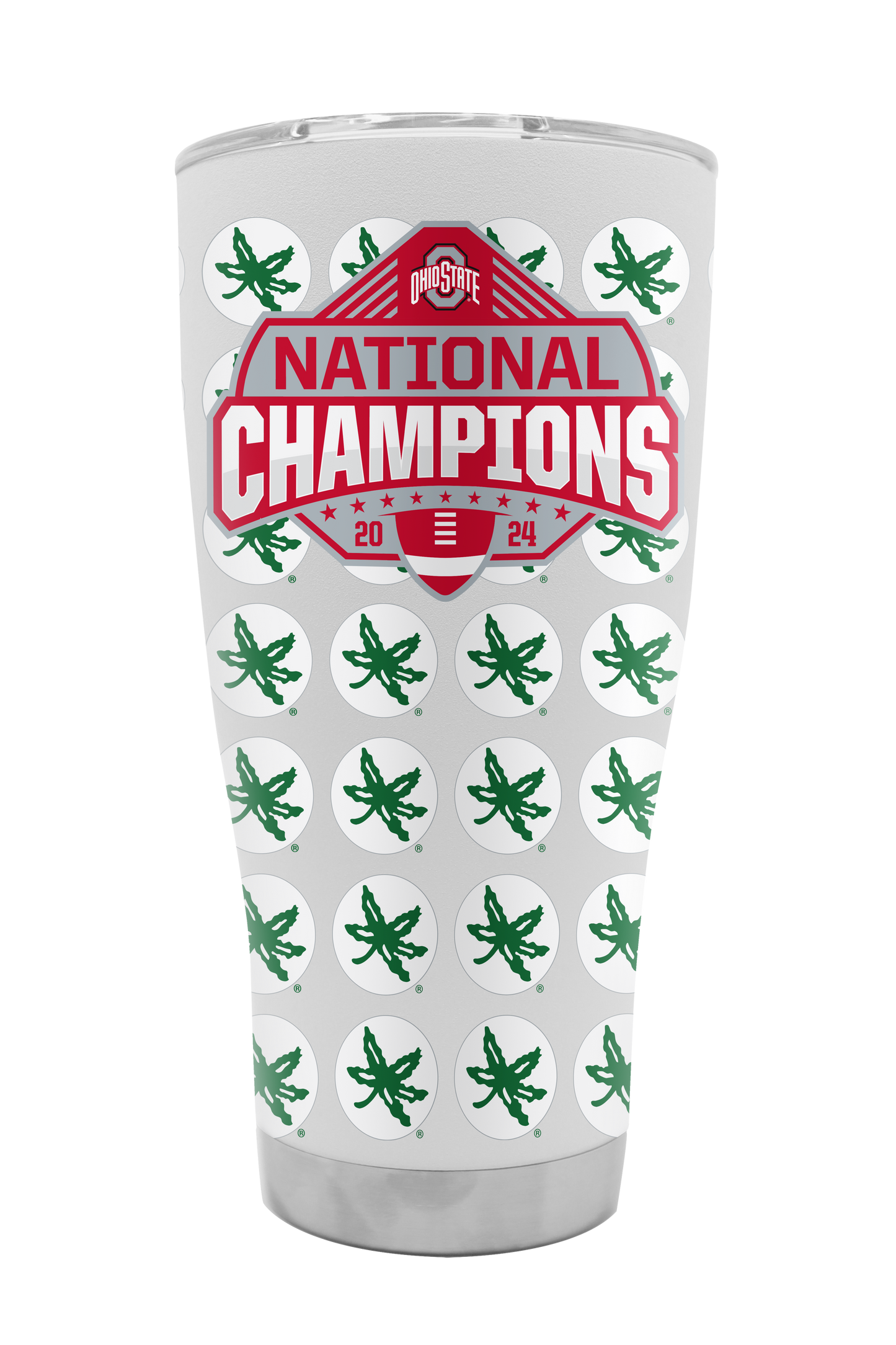 Ohio State 2024 National Champs 30oz White "Buckeye" Tumbler