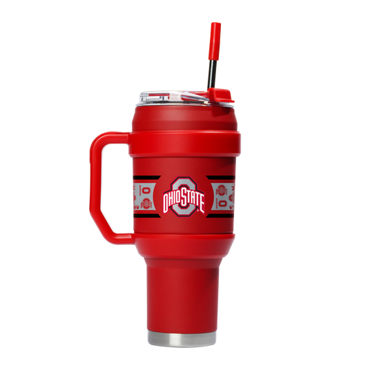 Ohio State 40oz Red Stainless Steel Tumbler