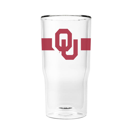 Oklahoma 16oz 2-Pack Glass Tumblers