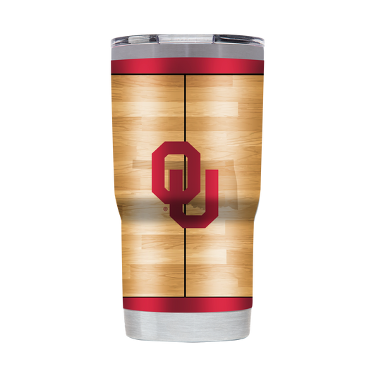 Oklahoma 20oz Basketball Court Tumbler