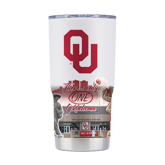 Oklahoma 20oz Campus Icons Tumbler