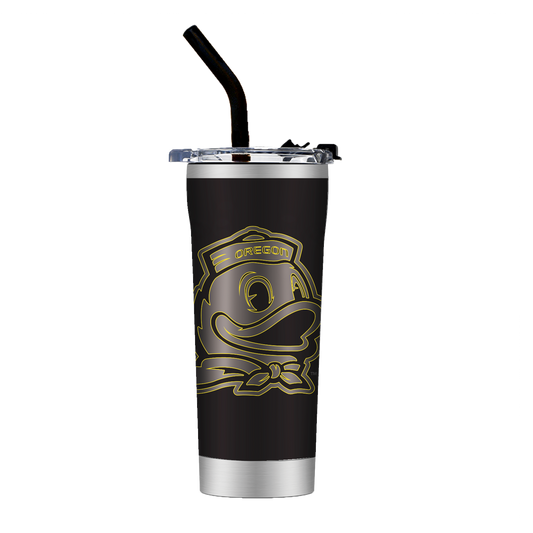 Oregon Black Straw Tumbler