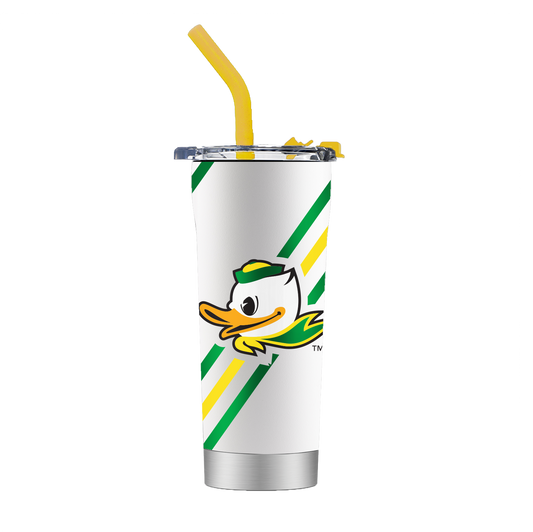 Oregon White Straw Tumbler