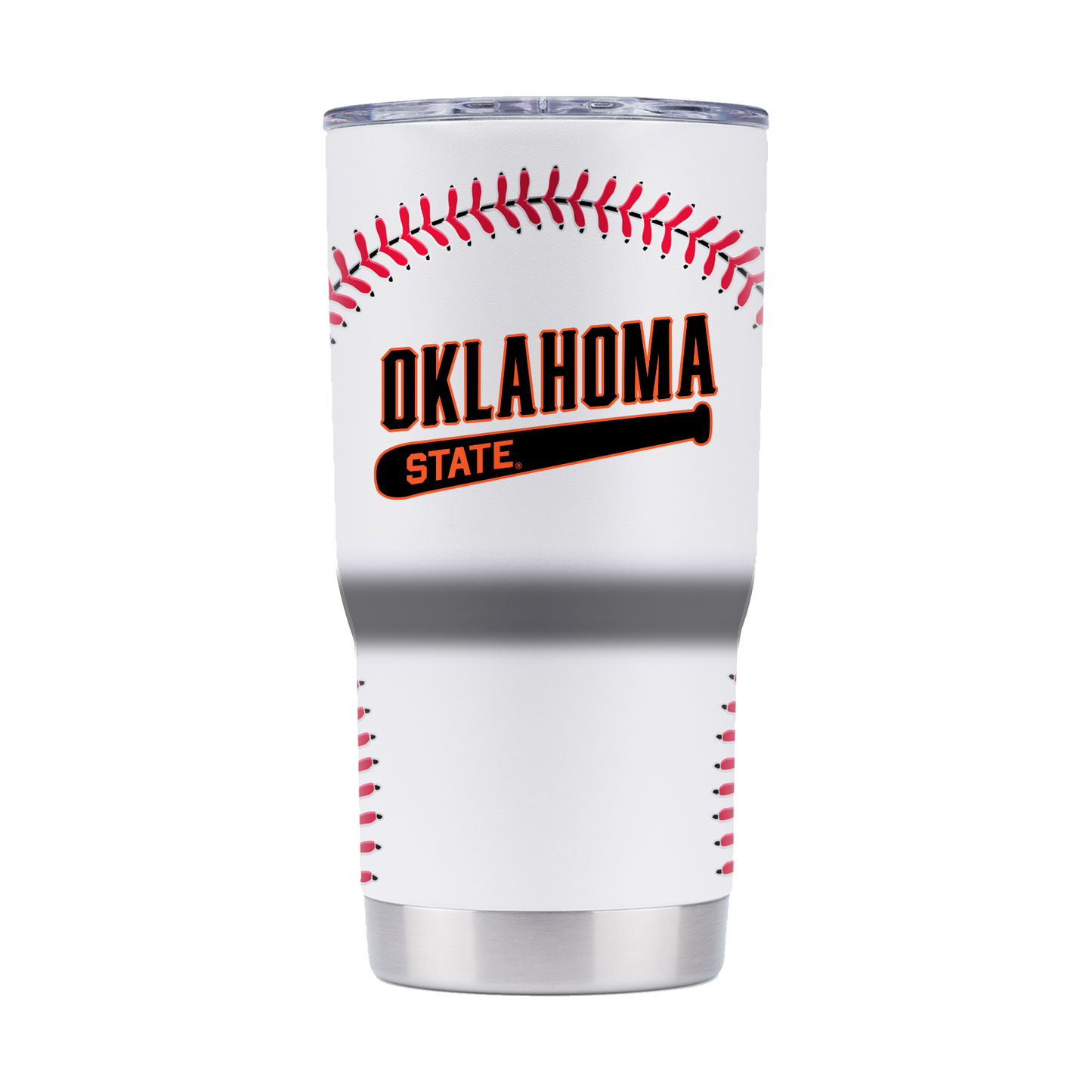 Oklahoma State 20oz Baseball Tumbler