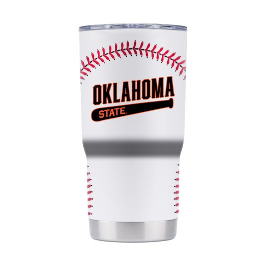 Oklahoma State 20oz Baseball Tumbler