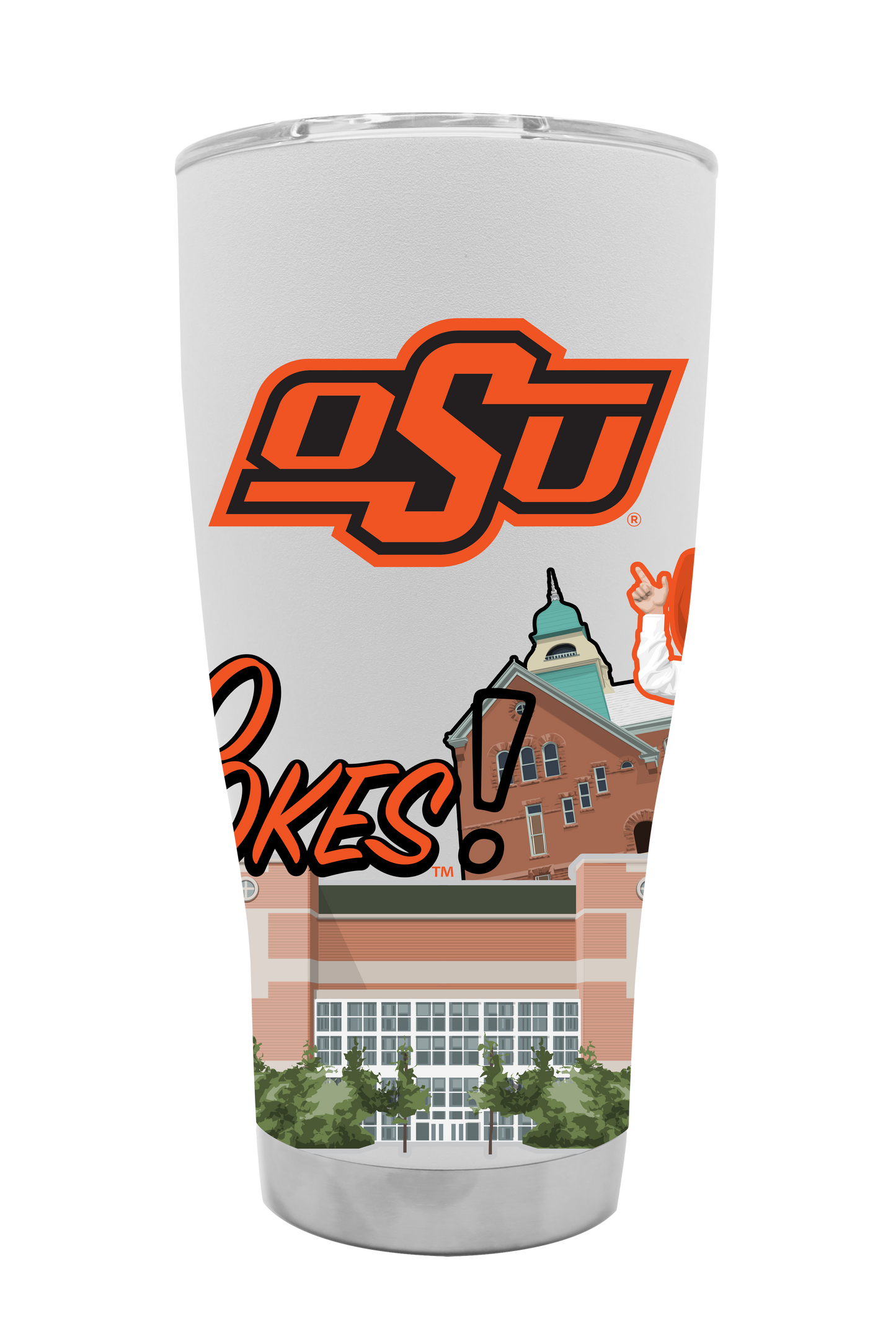 Oklahoma State 30oz Campus Icons Tumbler