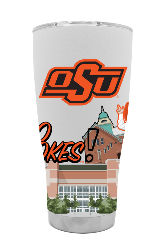 Oklahoma State 30oz Campus Icons Tumbler