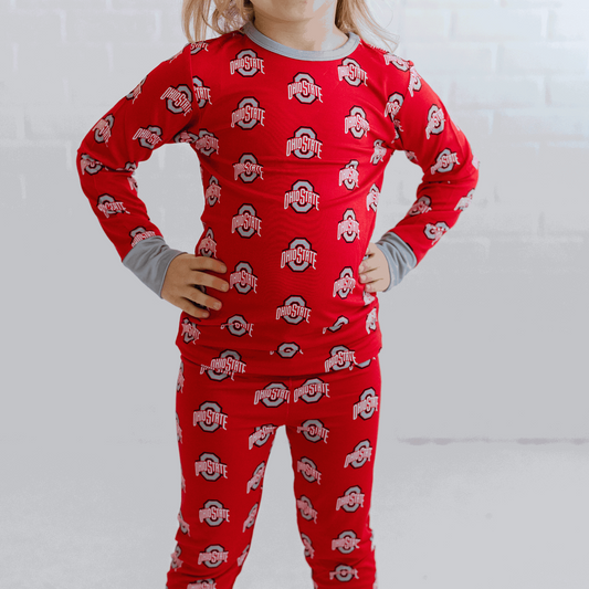 Ohio State Buckeyes Two-Piece Pajama Set