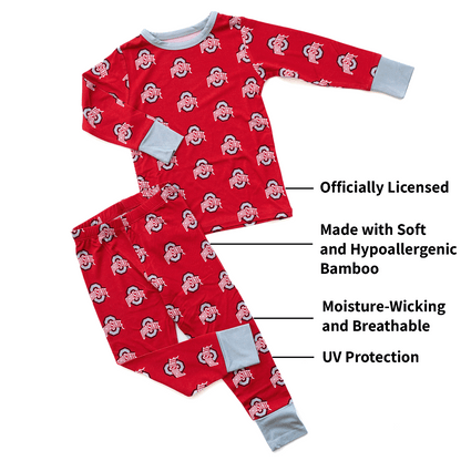 Ohio State Buckeyes Two-Piece Pajama Set
