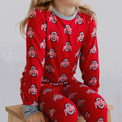 Ohio State Buckeyes Two-Piece Pajama Set