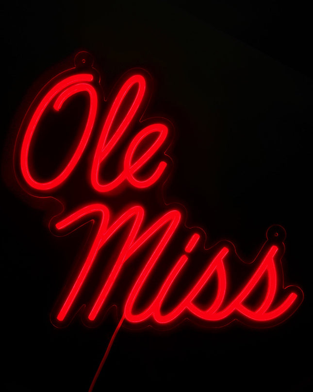 Ole Miss Rebels LED Neon Sign