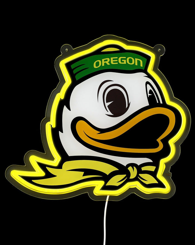 Oregon Duck Logo LED  Neon Sign