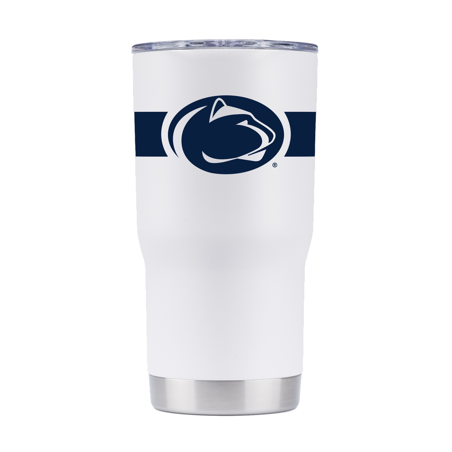 Penn State 20oz White Striped Tumbler