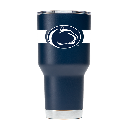 Penn State 30oz Navy Striped Tumbler