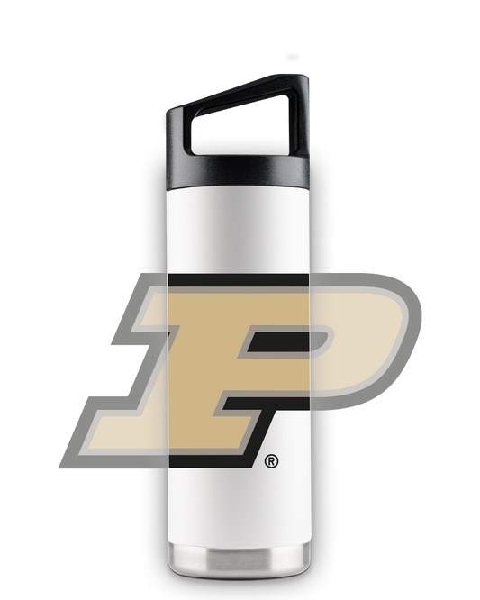 Purdue 16oz White Youth Bottle