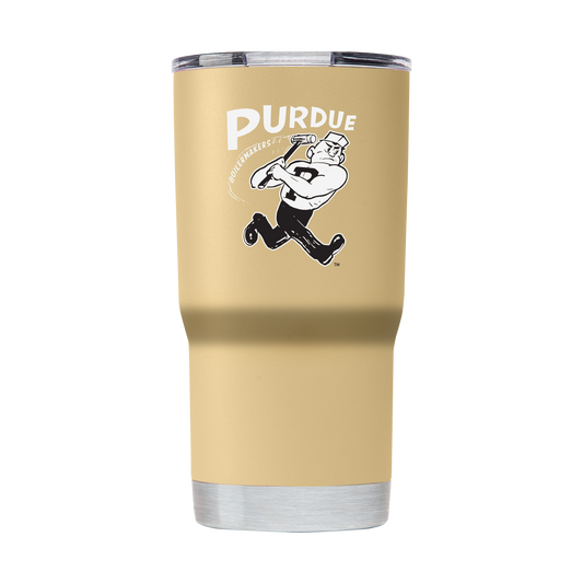 Purdue College Vault 20oz Gold Tumbler