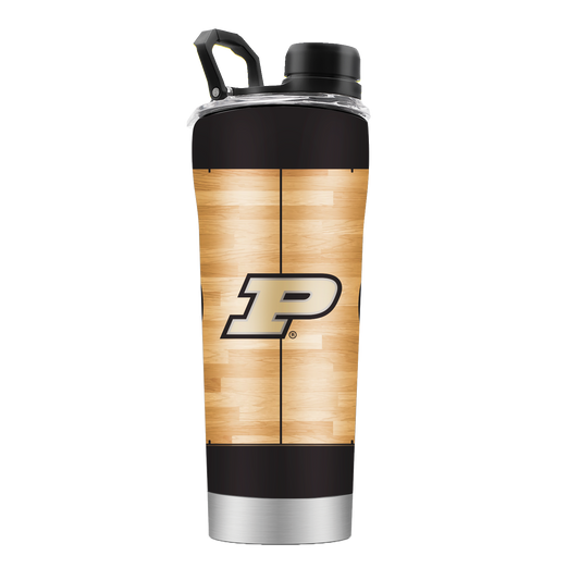 Purdue Basketball Court Stainless Steel Shaker