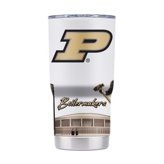 Purdue 20oz Campus Icons Tumbler