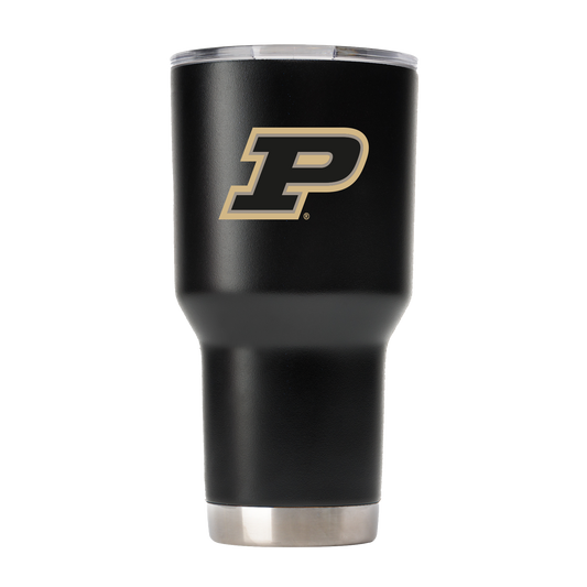Purdue 30oz Black Tumbler