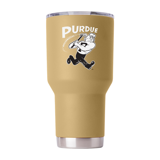 Purdue College Vault 30oz Gold Tumbler
