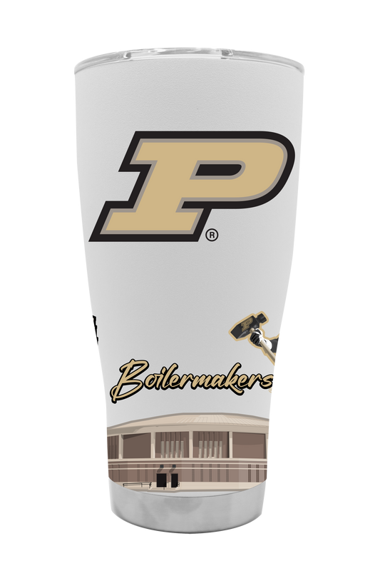 Purdue 30oz Campus Icons Tumbler