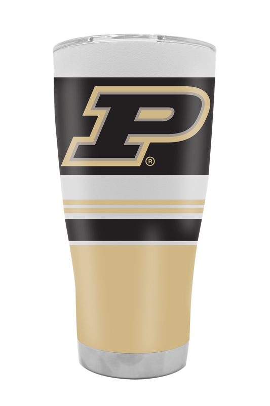 Purdue 30oz Stripe Tumbler