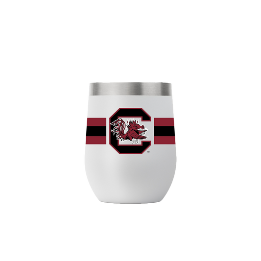 South Carolina 12oz Stemless Gray Tumbler