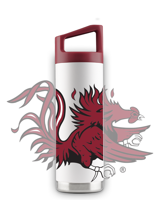 South Carolina 16oz White "Mascot" Youth Bottle