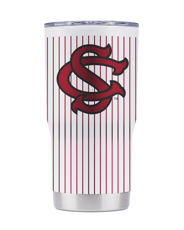 South Carolina 20oz Baseball Pinstripe Tumbler